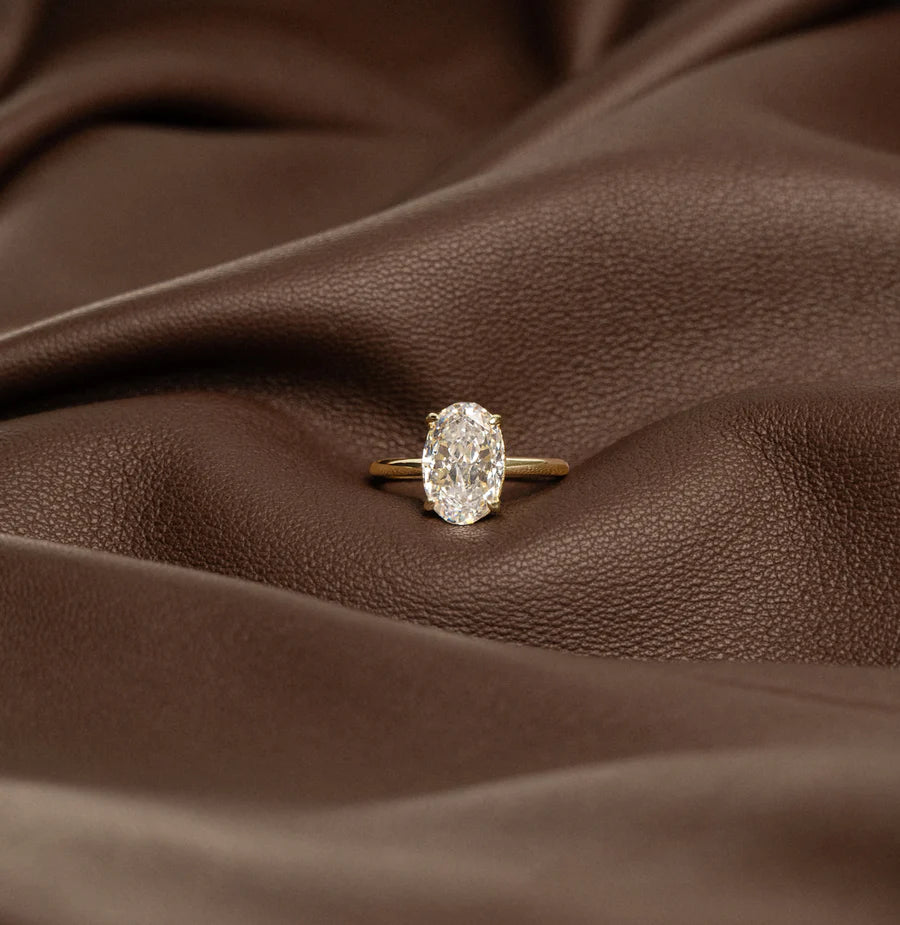 Oval Solitaire Ring