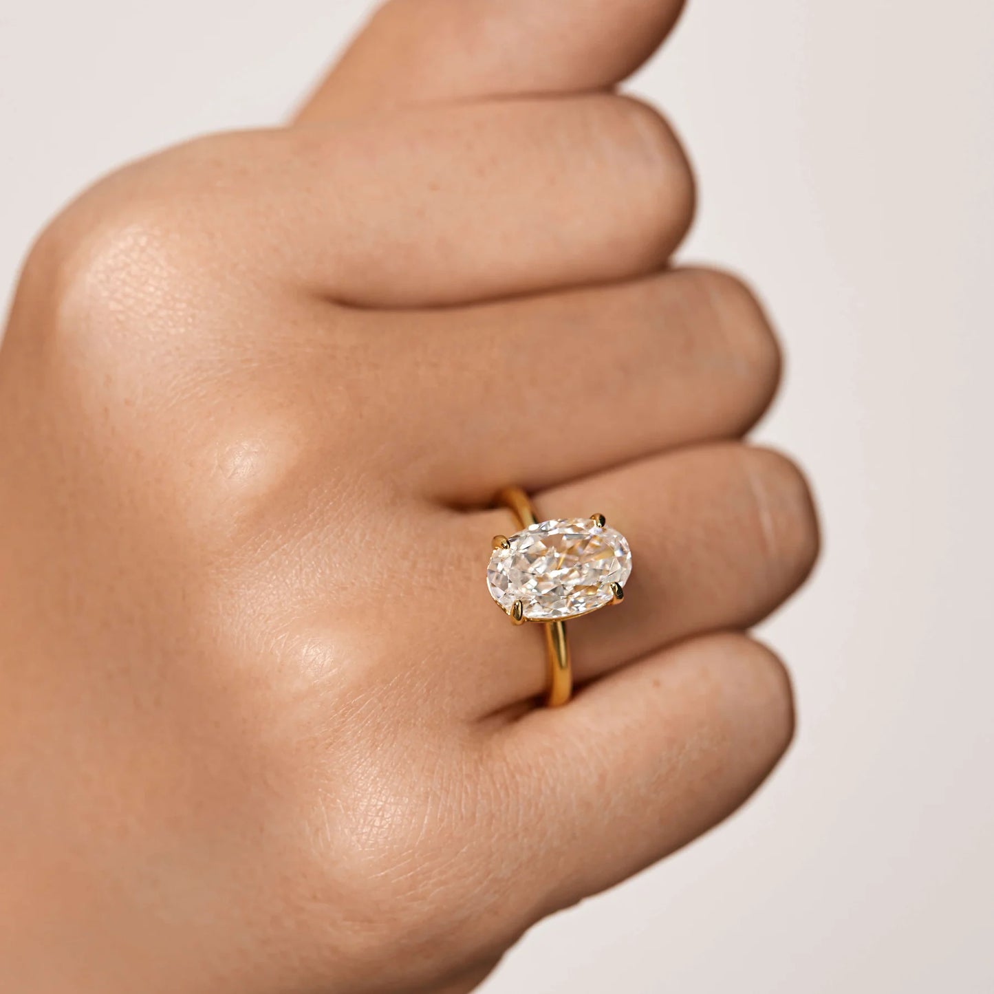 Oval Solitaire Ring
